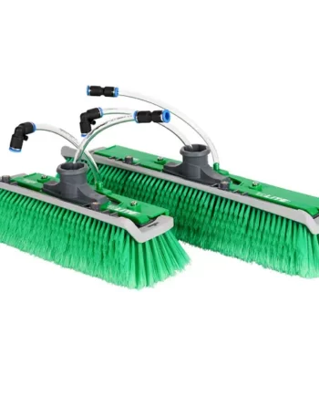 Brosse courbée Unger nLITE fleurée (poils verts) ref NFR28 & NFR41