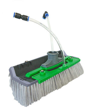 Brosse courbée Unger nLITE non fleurée (poils gris) ref NUR28