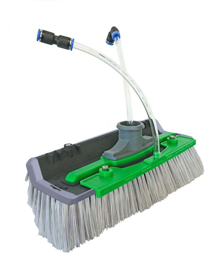 Brosse courbée Unger nLITE non fleurée (poils gris) ref NUR28