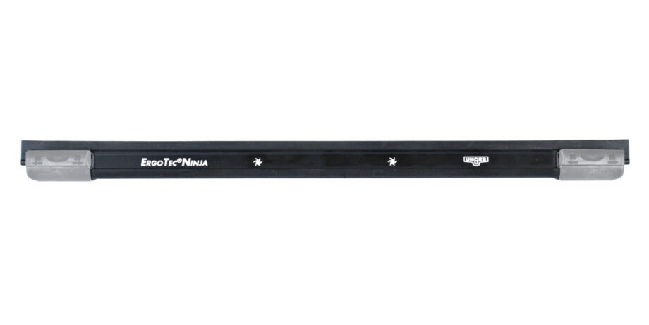ErgoTec Ninja Barrette aluminium noire Unger de 35 cm avec caoutchouc souple soft ref AC350.