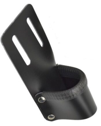 Poche Ettore Holster pour raclette simple en cuir noir ref 2042.