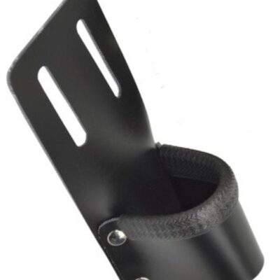 Poche Ettore Holster pour raclette simple en cuir noir ref 2042.