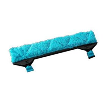 Moerman FLIQ pad en microfibre bleu avec boutons ref 23522 & 23523.