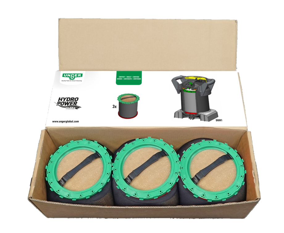 Pack de résine Unger HydroPower Ultra vert ref DIUB1