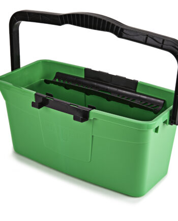 Seau de 12 litres couleur verte Unger avec porte outils.