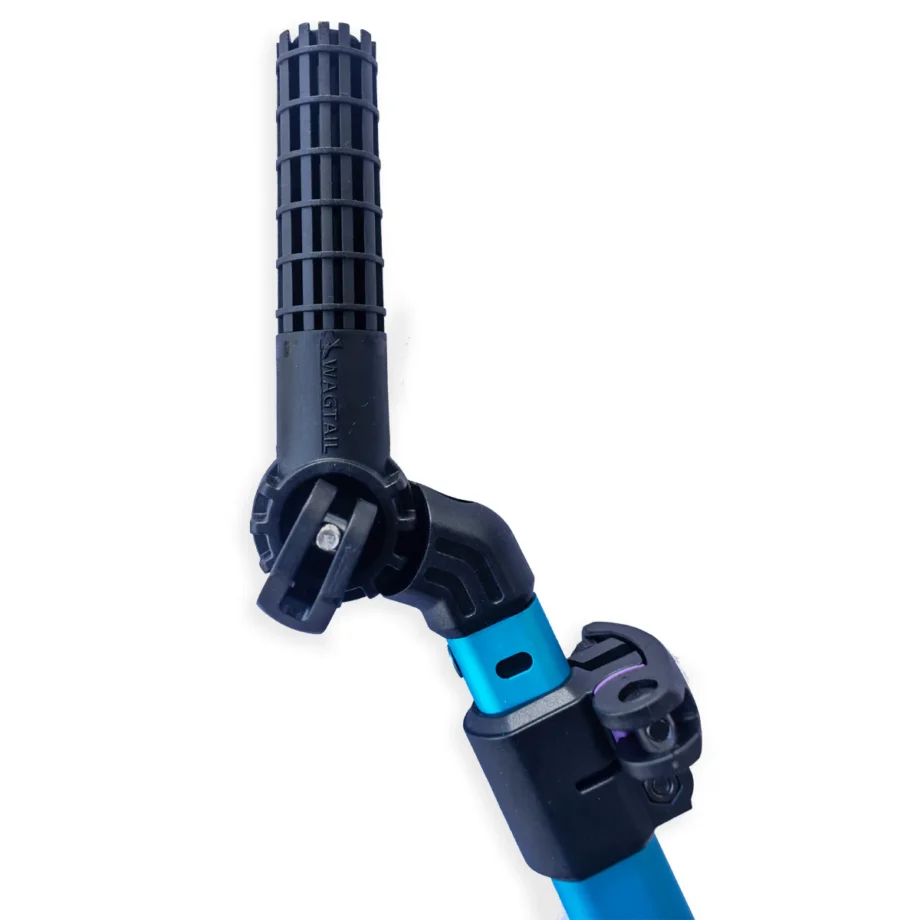 Perche télescopique en aluminium de type "Trad-pole" Wagtail Extension Pole 6 ft / 1.8 m avec adaptateur d'angle