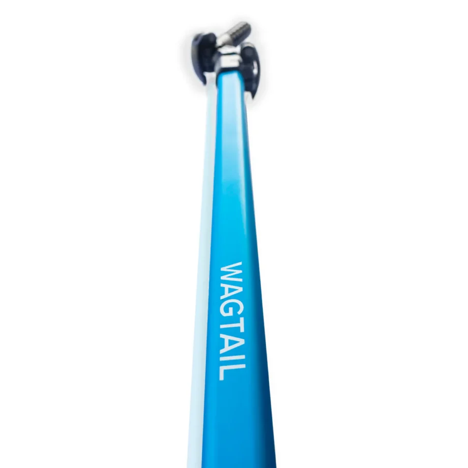 Perche télescopique en aluminium de type "Trad-pole" Wagtail Extension Pole 6 ft / 1.8 m avec adaptateur d'angle