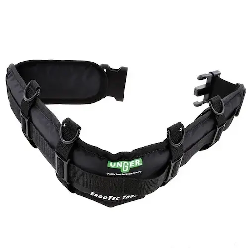 Ceinture Unger ErgoTec® avec 4 oeillets pour fixer les sacs d’outils, rembourrage & fermeture rapide
