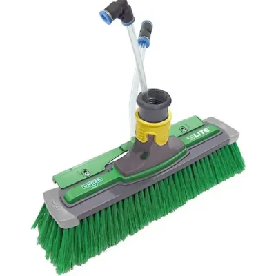 Brosse Unger nLITE Power complète à poils fleurés verts