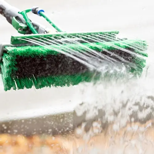 Brosse Unger nLITE Power complète à poils fleurés verts