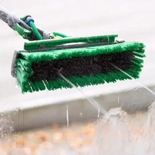 Brosse Unger nLITE Power complète à poils fleurés verts
