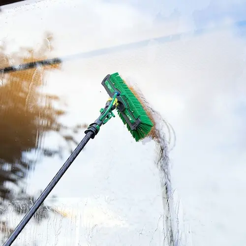 Brosse Unger nLITE Power complète à poils fleurés verts