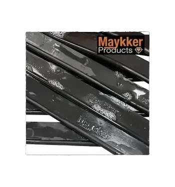 Lame de caoutchouc Maykker noire souple à l'unité