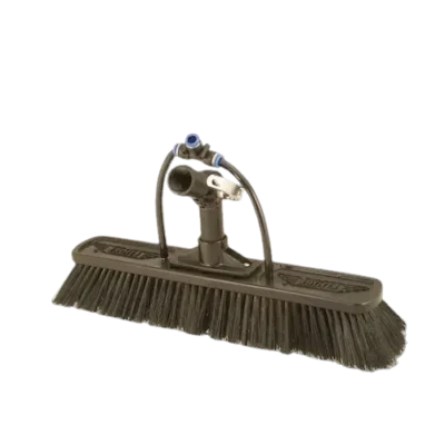 Brosse Ettore Aquaclean en poils de nylon et poils de sanglier avec adaptateur d'angle inclus
