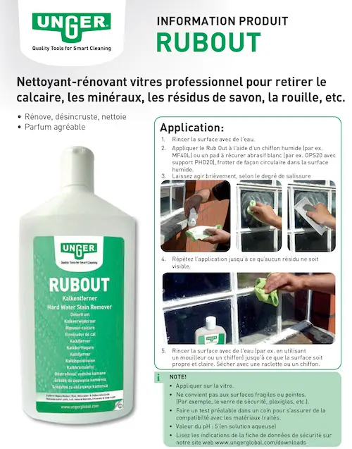 Crème professionnelle Unger Rubout 500 ml