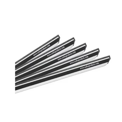 Baguette / barrette / rail avec biseau à 45 degrés Sörbo SPC 3X4 Viper avec caoutchouc ferme Sörbo SPC Viper