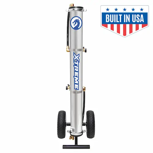 Chariot de purification d'eau pure Blue Dragon Xtreme RO / DI Pure Water System