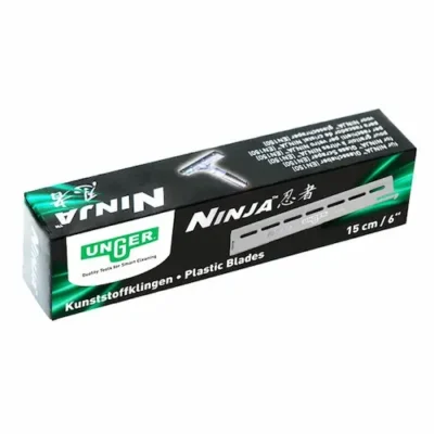 Etui de 10 lames en plastique pour grattoir Unger Ninja 15 cm