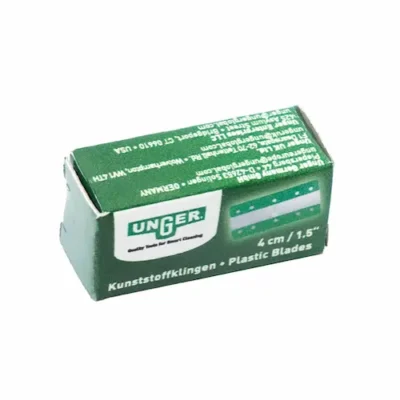 Etui de 10 lames en plastique de 4 cm pour grattoir Unger de sécurité