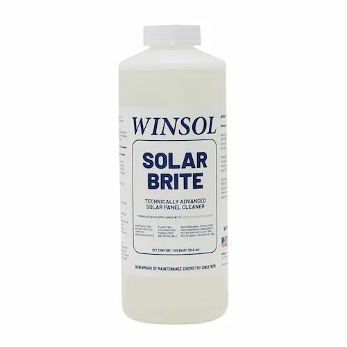 Produit nettoyant pour panneaux solaires Winsol Solar Brite