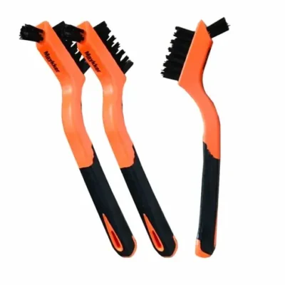 Set de 3 brosses Maykker TrackBrush pour nettoyage des rainures