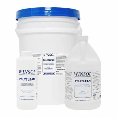 Produit nettoyant non abrasif pour polycarbonate et Plexiglas Winsol Polyclean