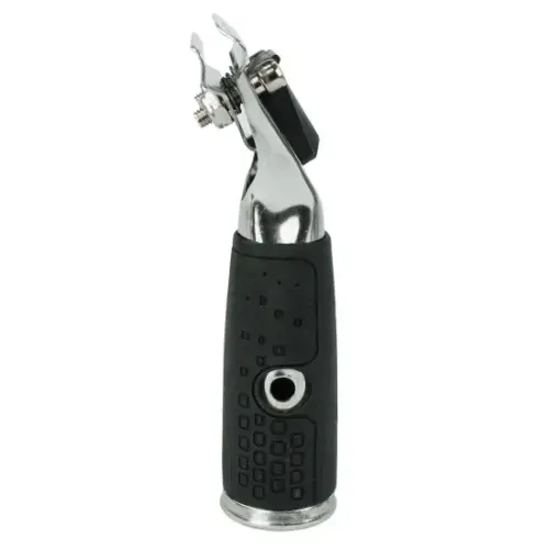 Poignée de raclette Ettore Quick Release en acier inoxydable avec manche en caoutchouc pour barrettes larges de type Super Channel