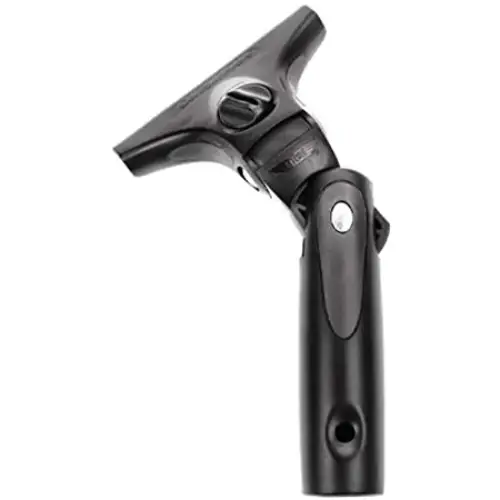 Poignée Ettore Contour Pro+ Swivel Super Channel Squeegee Handle pour barrettes larges de type Super Channel