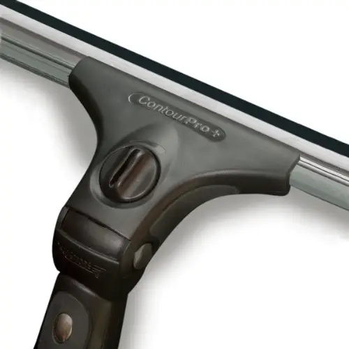 Poignée Ettore Contour Pro+ Swivel Super Channel Squeegee Handle pour barrettes larges de type Super Channel